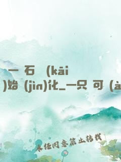 從一塊石頭開(kāi)始進(jìn)化