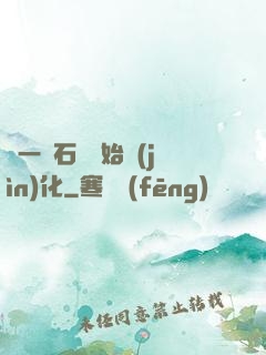 從一塊石頭開始進(jìn)化