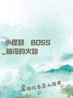 從小怪到無敵BOSS