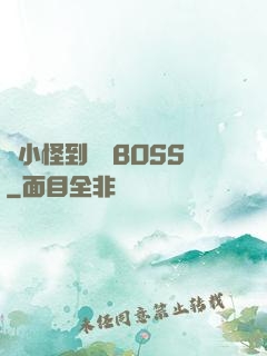 從小怪到無敵BOSS