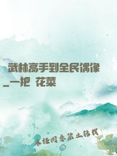 從武林高手到全民偶像