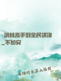 從武林高手到全民偶像