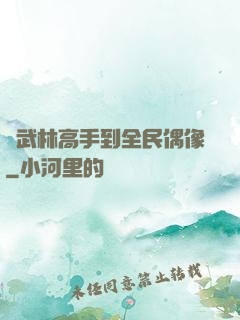 從武林高手到全民偶像