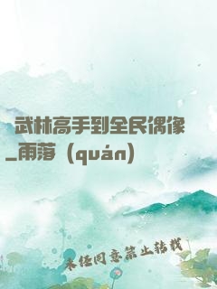 從武林高手到全民偶像