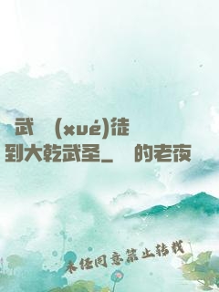 從武館學(xué)徒到大乾武圣