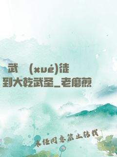 從武館學(xué)徒到大乾武圣