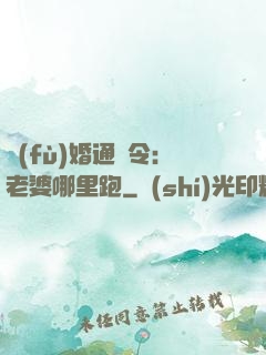 復(fù)婚通緝令：老婆哪里跑