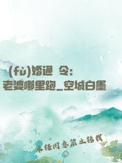 復(fù)婚通緝令：老婆哪里跑