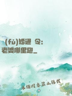 復(fù)婚通緝令：老婆哪里跑