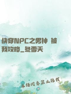 快穿NPC之男神總被我攻略