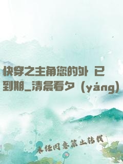 快穿之主角您的外掛已到期