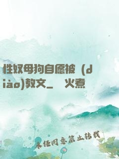 性奴母狗自愿被調(diào)教文