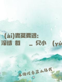 愛(ài)妻莫要逃：深情總裁寵寵寵