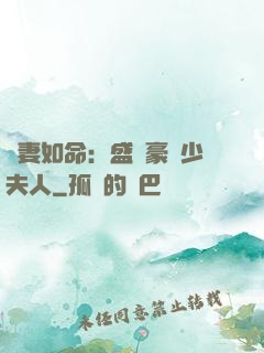 愛妻如命：盛寵豪門少夫人