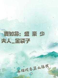 愛妻如命：盛寵豪門少夫人