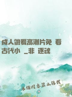 成人做爰高潮片免費看古代小說