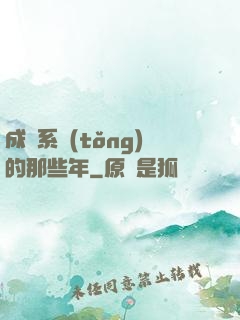 成為系統(tǒng)的那些年