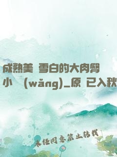 成熟美婦雪白的大肉臀小說網(wǎng)