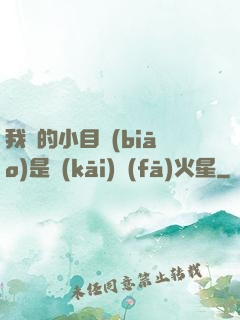 我們的小目標(biāo)是開(kāi)發(fā)火星