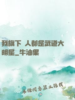 我旗下藝人都是武道大明星