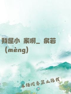 我是小說家啊