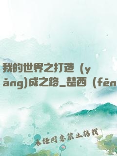 我的世界之打造養(yǎng)成之路