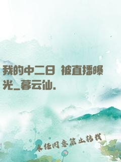 我的中二日記被直播曝光