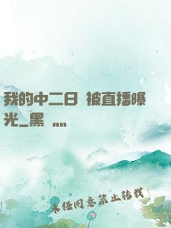 我的中二日記被直播曝光