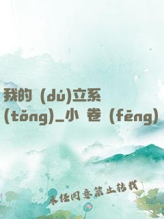 我的獨(dú)立系統(tǒng)