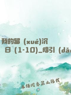 我的留學(xué)沉淪日記(1-10)