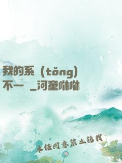 我的系統(tǒng)不一樣