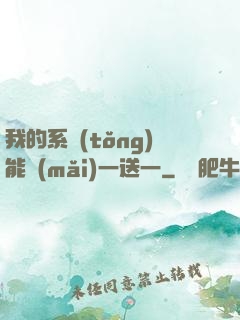 我的系統(tǒng)能買(mǎi)一送一