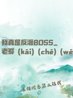 我真是反派BOSS
