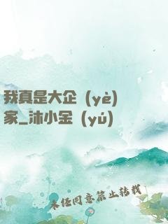 我真是大企業(yè)家