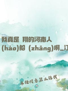 我真是飛翔的河南人號(hào)船長(zhǎng)啊