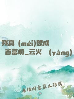 我真沒(méi)想成為首富啊