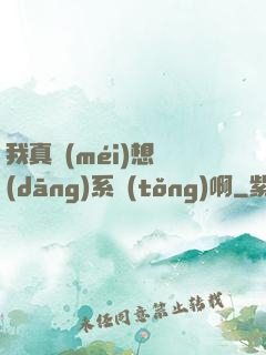 我真沒(méi)想當(dāng)系統(tǒng)啊
