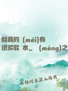 我真的沒(méi)有很多歌詞本