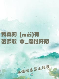 我真的沒(méi)有很多歌詞本