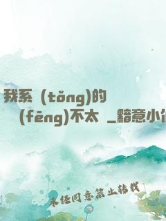 我系統(tǒng)的畫風(fēng)不太對
