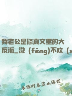 我老公是修真文里的大反派
