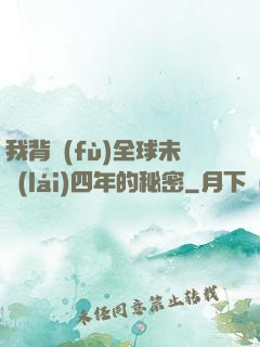 我背負(fù)全球未來(lái)四年的秘密