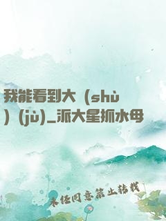 我能看到大數(shù)據(jù)