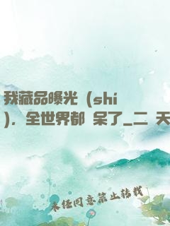 我藏品曝光時(shí)，全世界都驚呆了