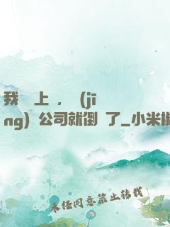 我還沒上臺，經(jīng)紀公司就倒閉了