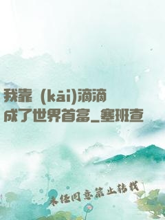 我靠開(kāi)滴滴成了世界首富