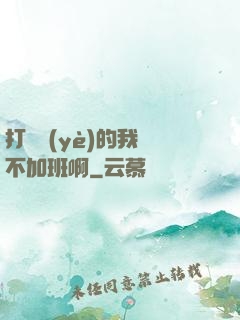 打職業(yè)的我絕不加班啊
