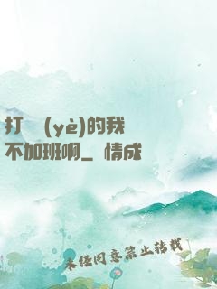 打職業(yè)的我絕不加班啊