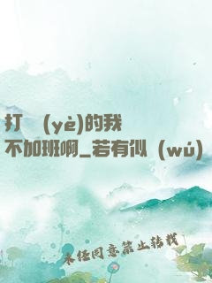 打職業(yè)的我絕不加班啊