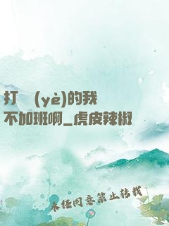 打職業(yè)的我絕不加班啊